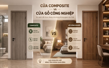 Cửa Composite Hay Cửa Gỗ Công Nghiệp? Nên Chọn Loại Nào?