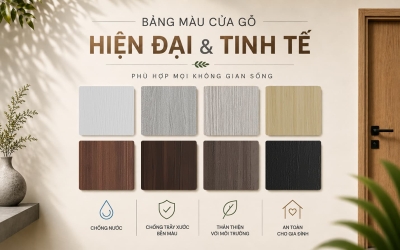 Cách Chọn Màu Cửa Composite Phù Hợp Nội Thất Và Diện Tích Phòng