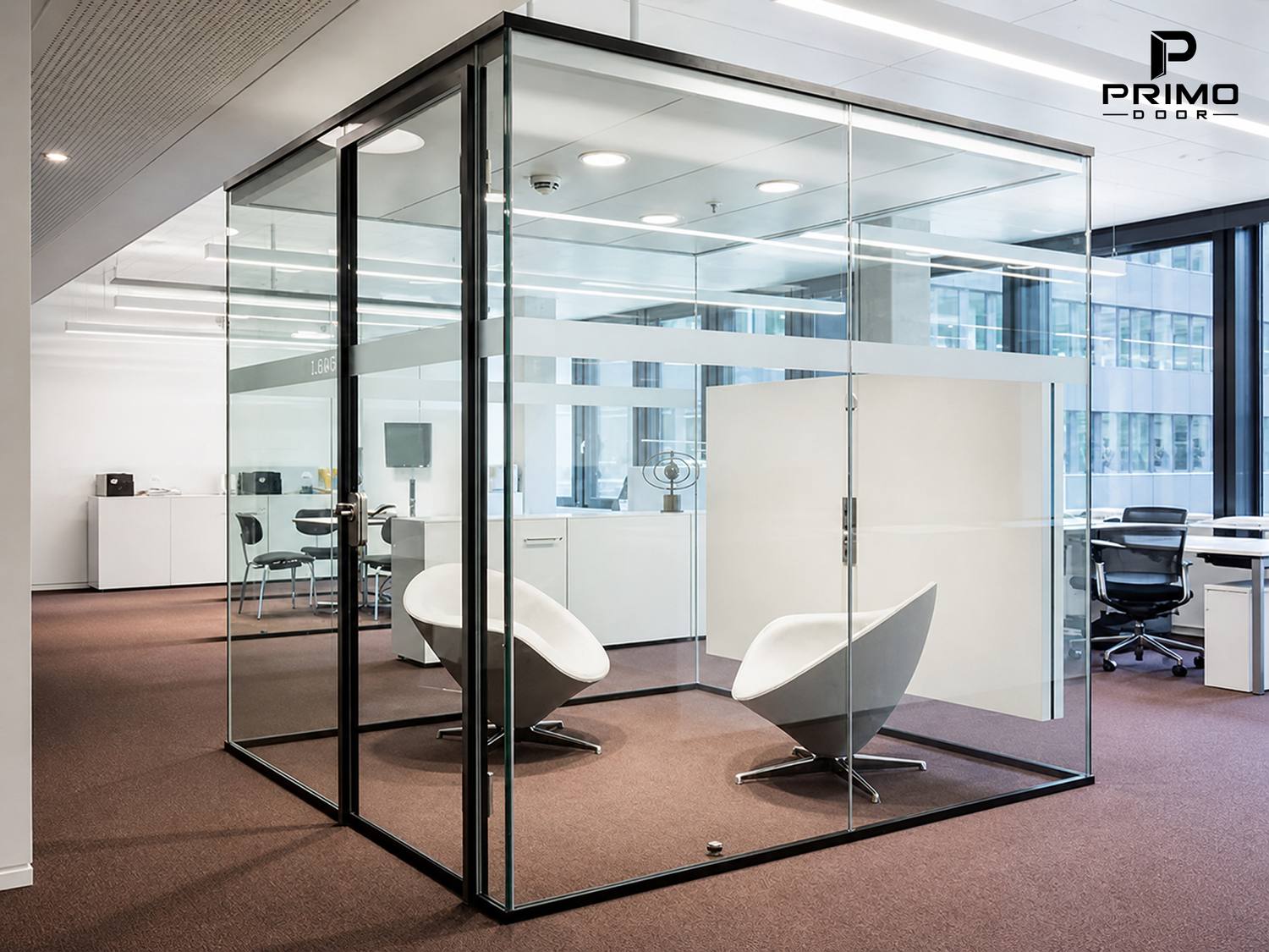 Cửa Góc Không Cột Nhôm Kính NK03 PRIMO DOOR