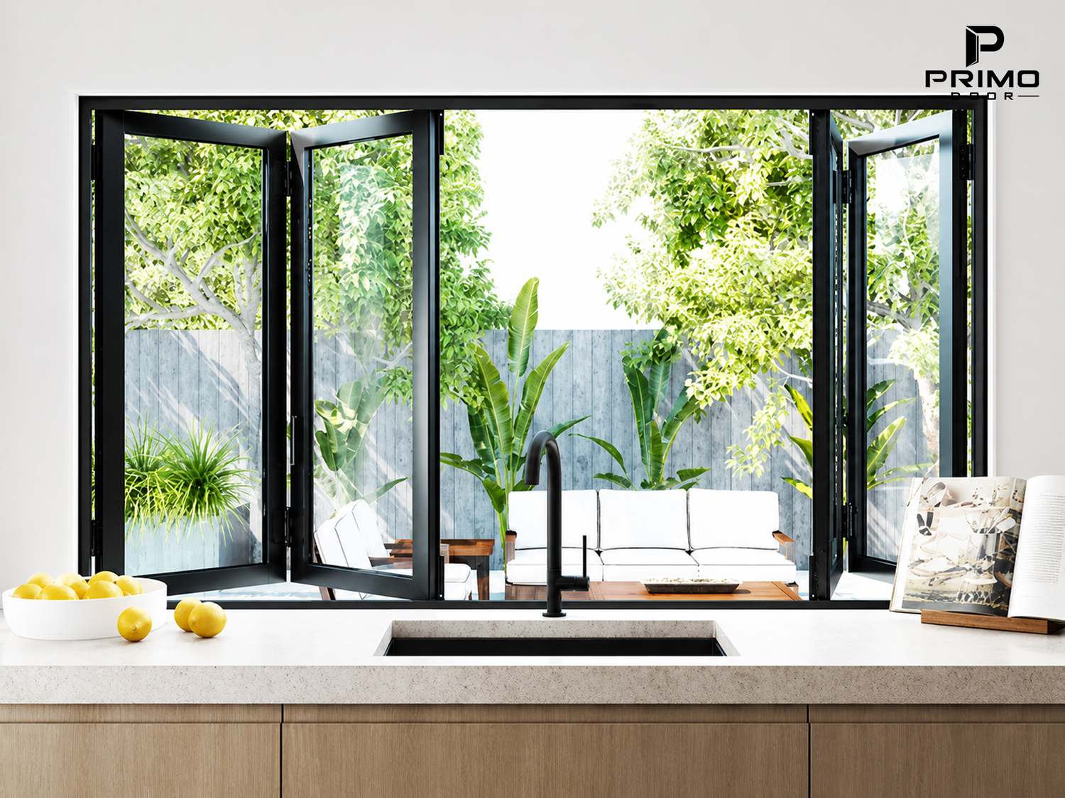 Thiết kế Cửa Sổ Xếp Trượt Nhôm Kính PRIMO DOOR