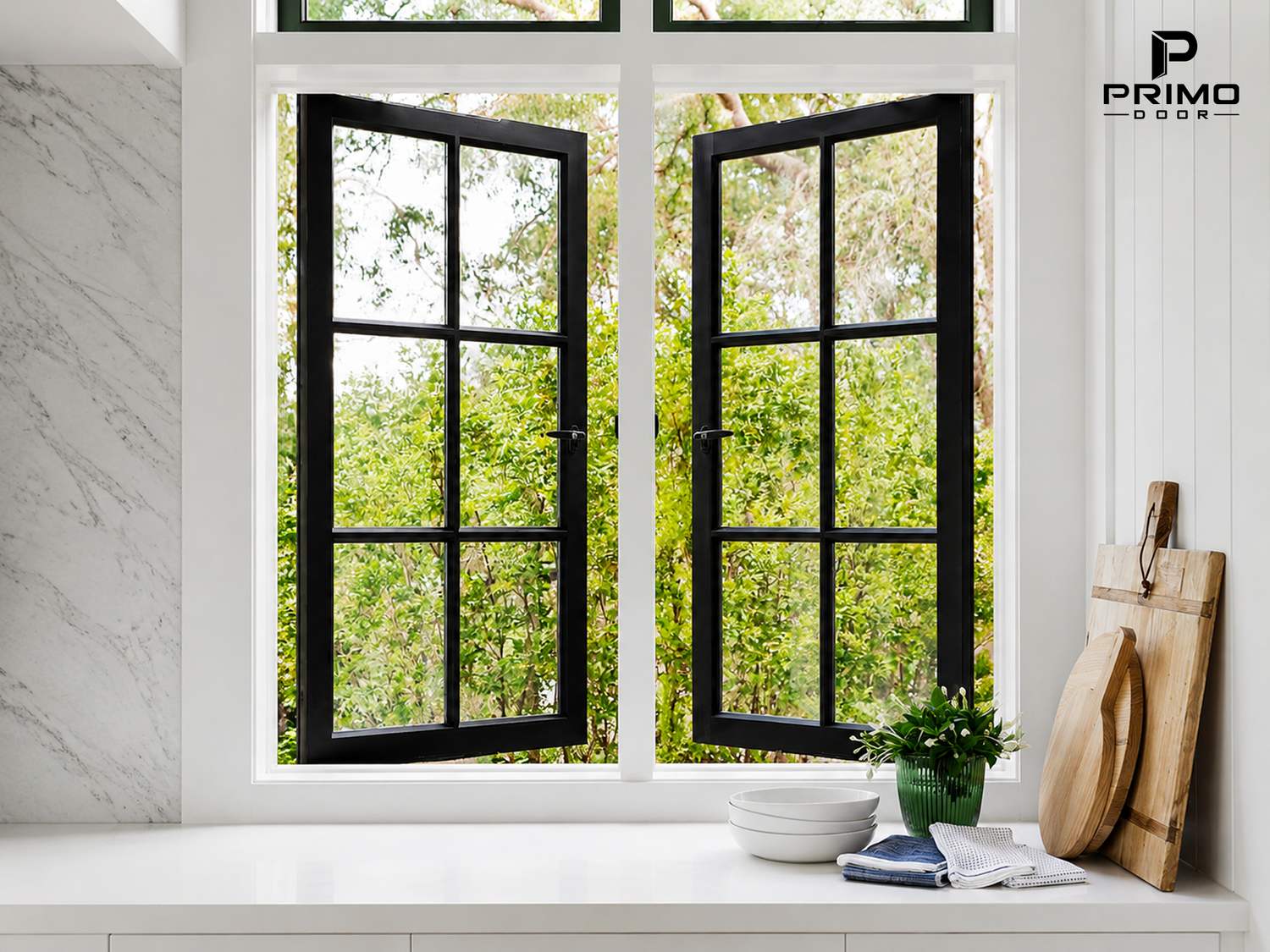 Thiết kế Cửa Sổ Mở Quay Nhôm Kính PRIMO DOOR