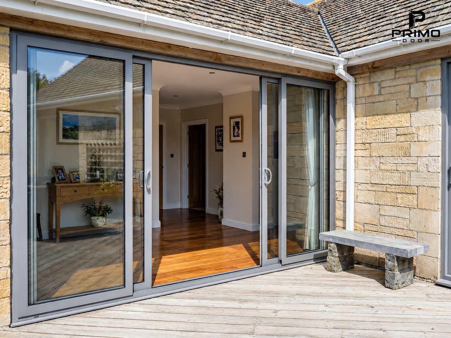 Thiết kế Cửa Nhôm Kính Lùa Trượt PRIMO DOOR