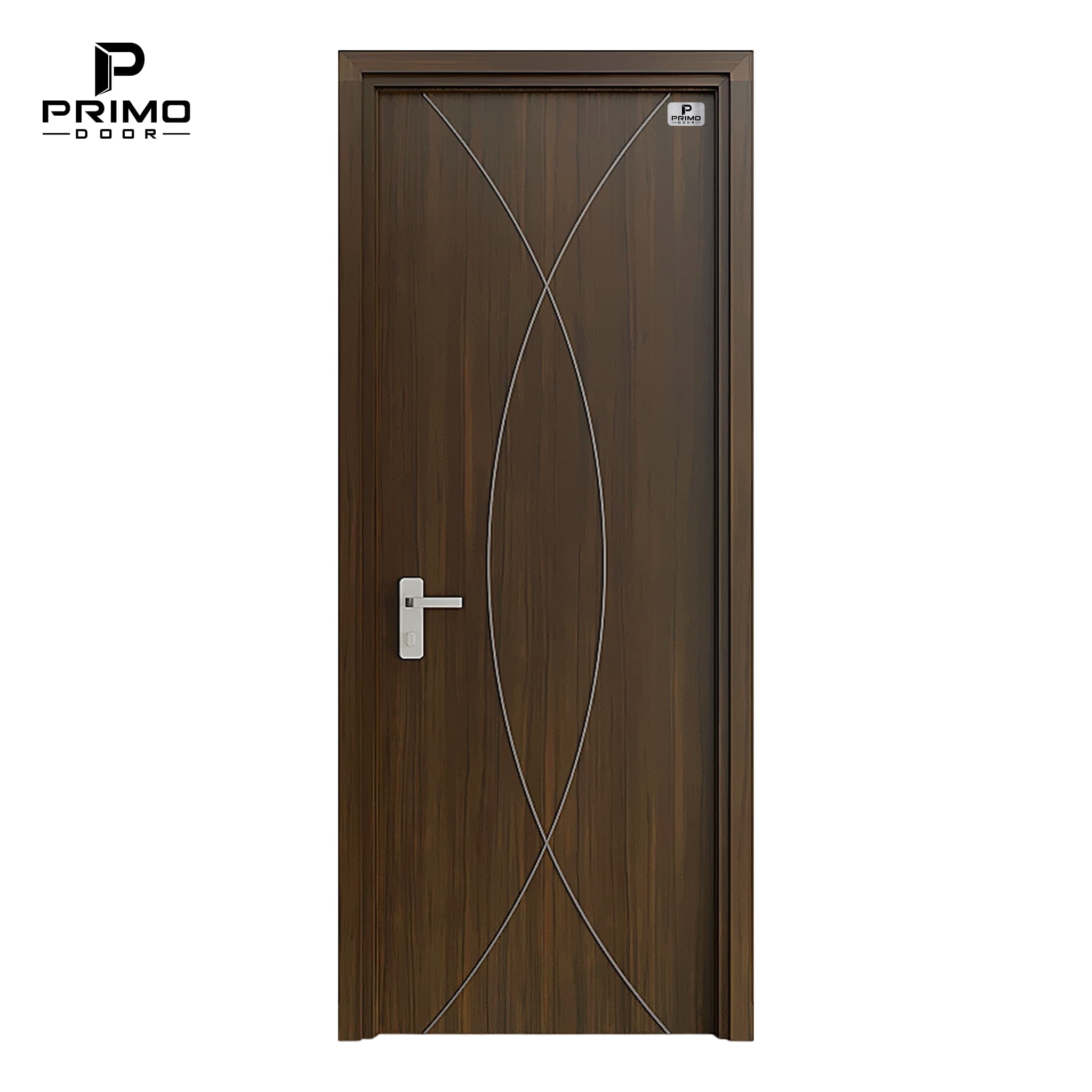 Cửa Composite Óc Chó Nâu Trầm PRIMO DOOR