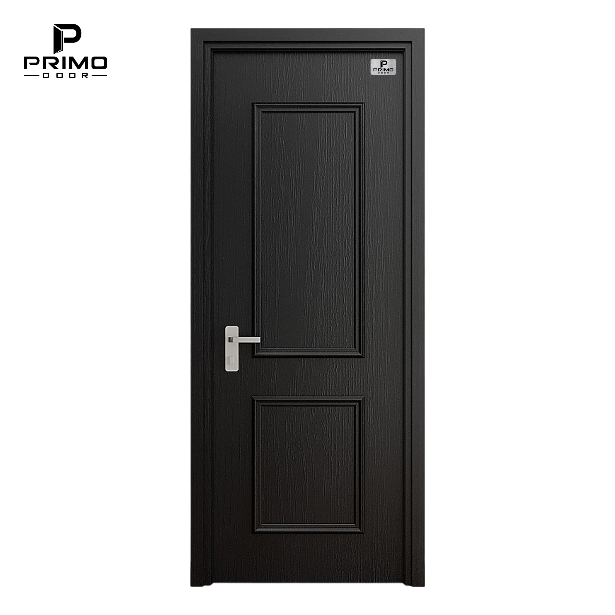 Mẫu cửa Composite phào PA08 Thông Đen Than PRIMO DOOR