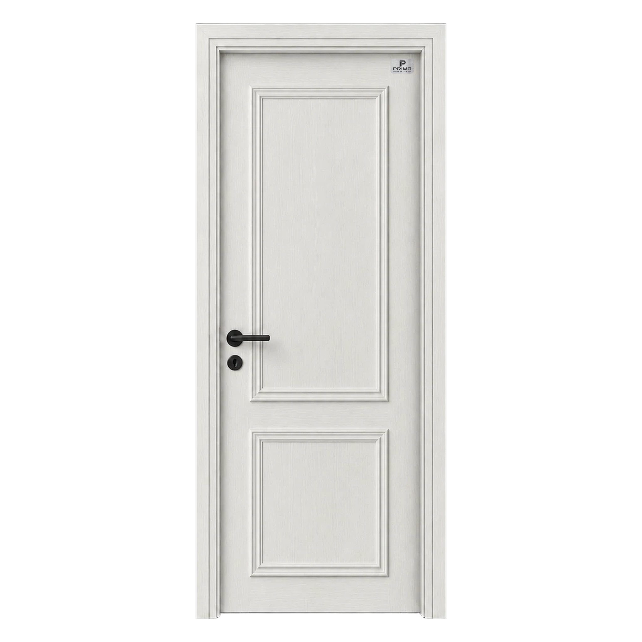 Cửa composite PA 01 Sồi Trắng Sứ kiểu cửa phào - PRIMO DOOR