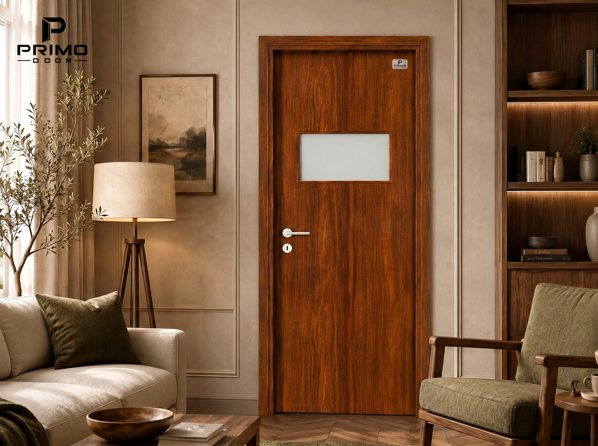 cửa nhựa composite lắp âm tường đẹp PRIMO DOOR
