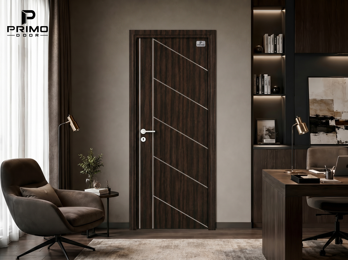 cửa composite vân gỗ cho phòng ở PRIMO DOOR