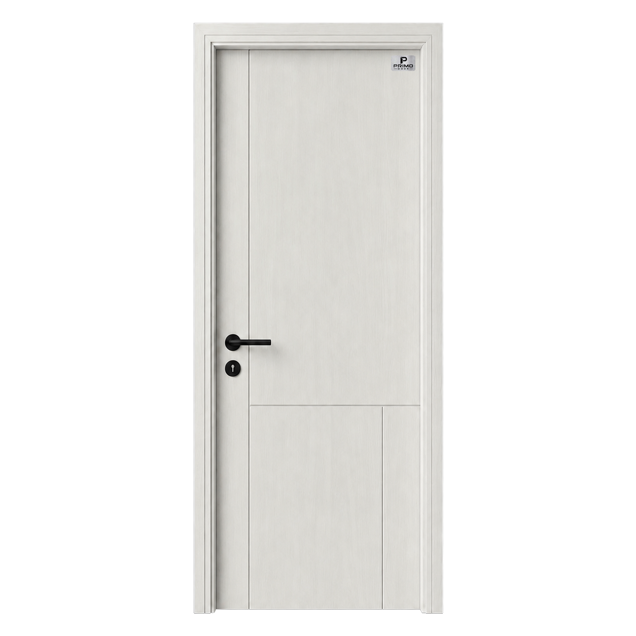 Cửa composite PA 01 Sồi Trắng Sứ kiểu Line Art - PRIMO DOOR